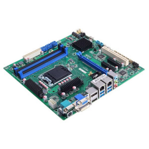 Axiomtek MMB501 Micro ATX Motherboard, 7th/6th Gen Intel Core i7/i5/i3, Pentium or Celeron Processor, Q170 chipset, VGA, DP, & HDMI, up to 64GB memory